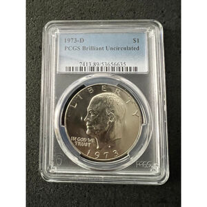1973-D “Ike” Dollar - Brilliant Uncirculated